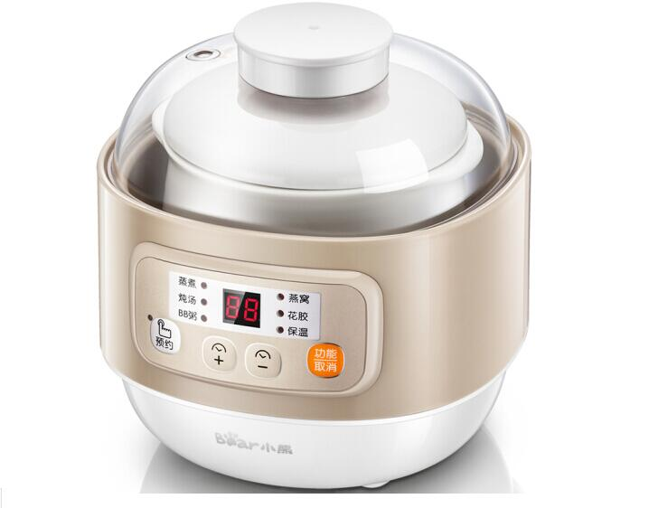 Slow Cooker Ceramic - bear HOUSEHOLD min electric SLOW cooker