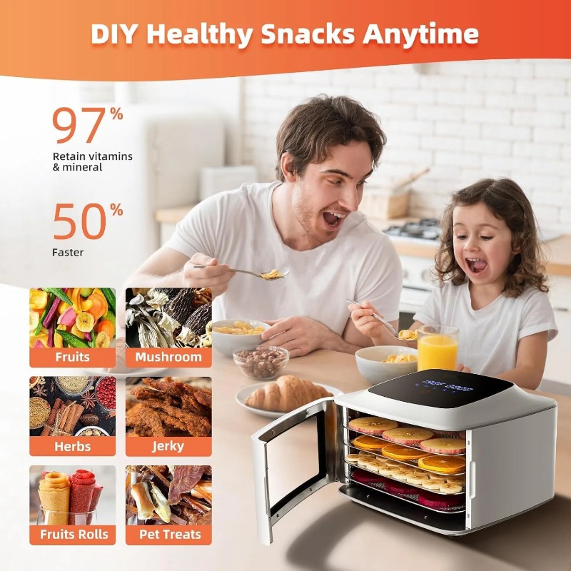 Digital Food Dehydrator - 4-Tr - Dehydrator Tray Electric 评论和价格