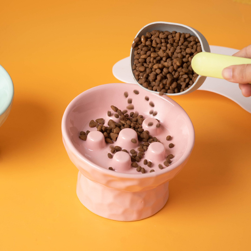 1pc Cat Bowl Ceramic High Foot - Slow Cooker Ceramic 评论和价格