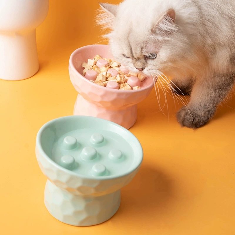 1pc Cat Bowl Ceramic High Foot - Slow Cooker Ceramic 评论和价格