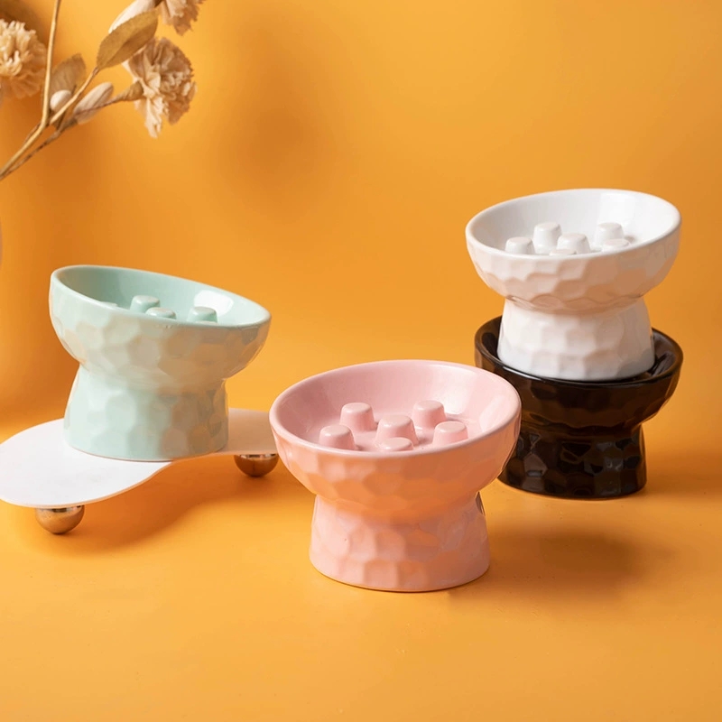 1pc Cat Bowl Ceramic High Foot - Slow Cooker Ceramic 评论和价格