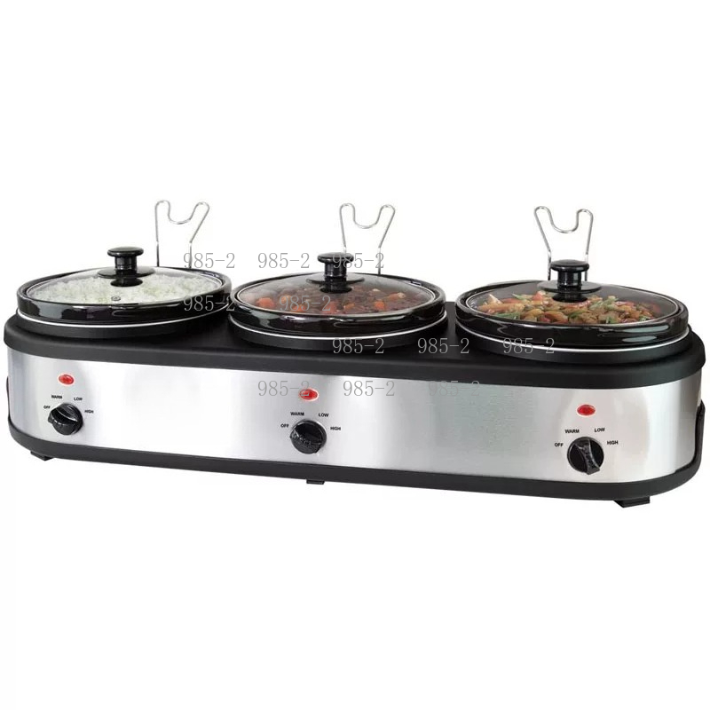 16530 Triple Ceramic Slow Cook - Slow Cooker Ceramic 评论和价格