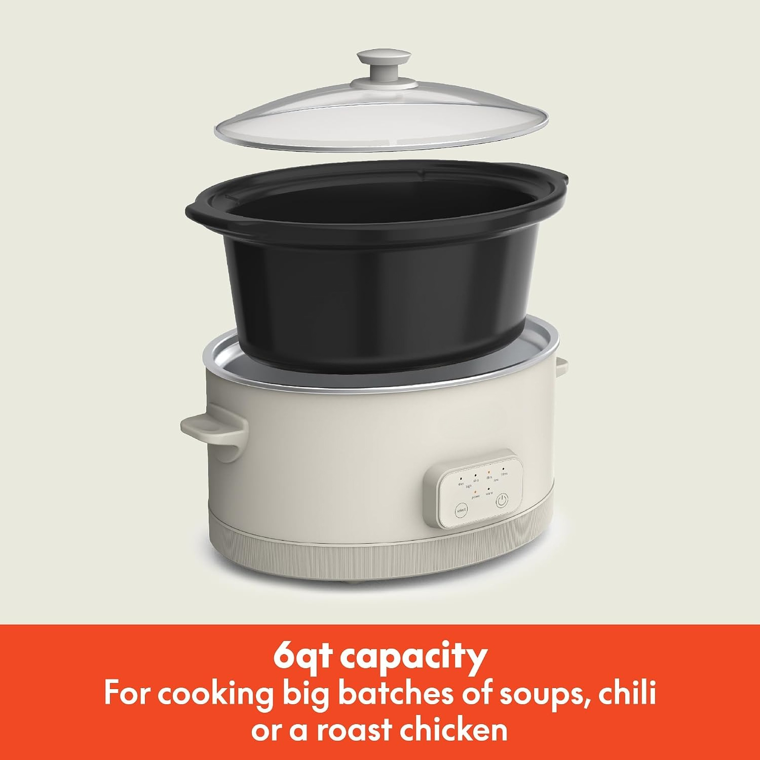 6.0 Qt Programmable Slow Cooke - Slow Cooker Ceramic 评论和价格